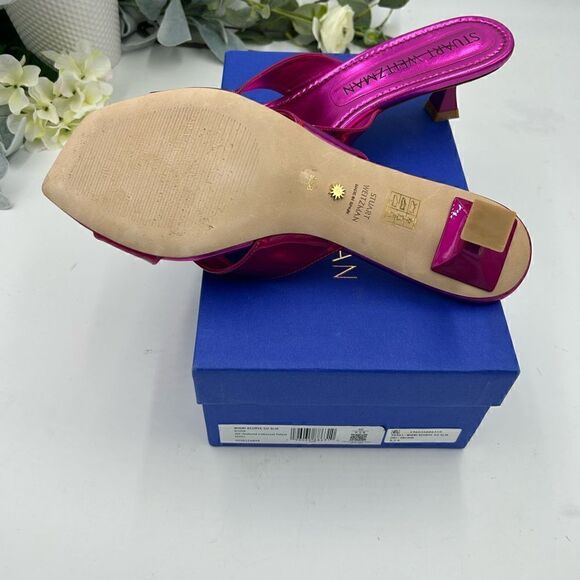 Women’s Stuart Weitzman sandals, size 9.5. Made in Spain. - Picture 8 of 10